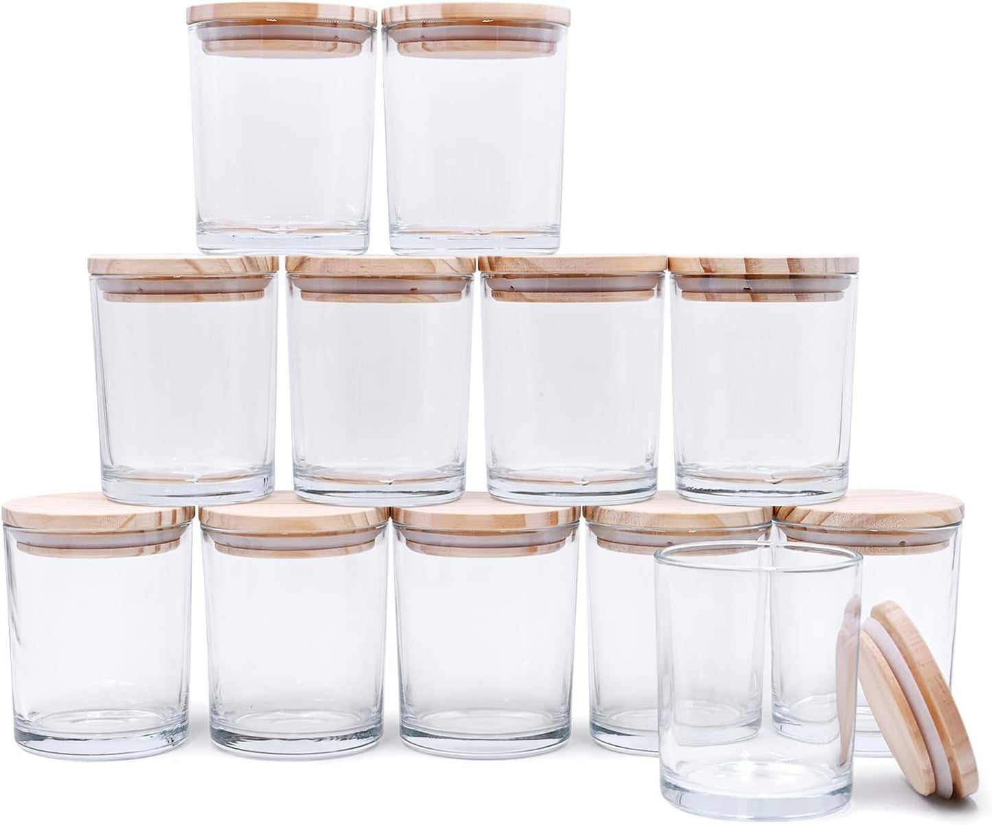 Pack of 20 - 7 OZ Thick Candle Jars for Making Candles