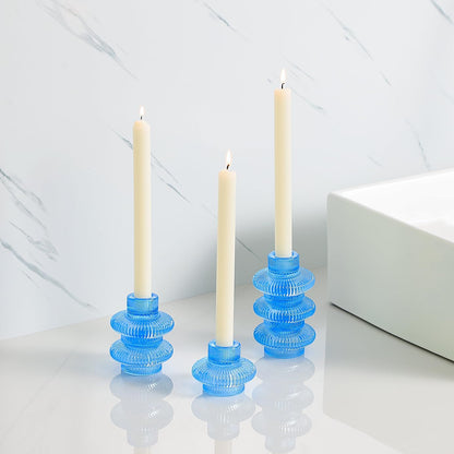 Pack of 6 - Versatile Candle Holders for Candlesticks or Tea Lights Candles