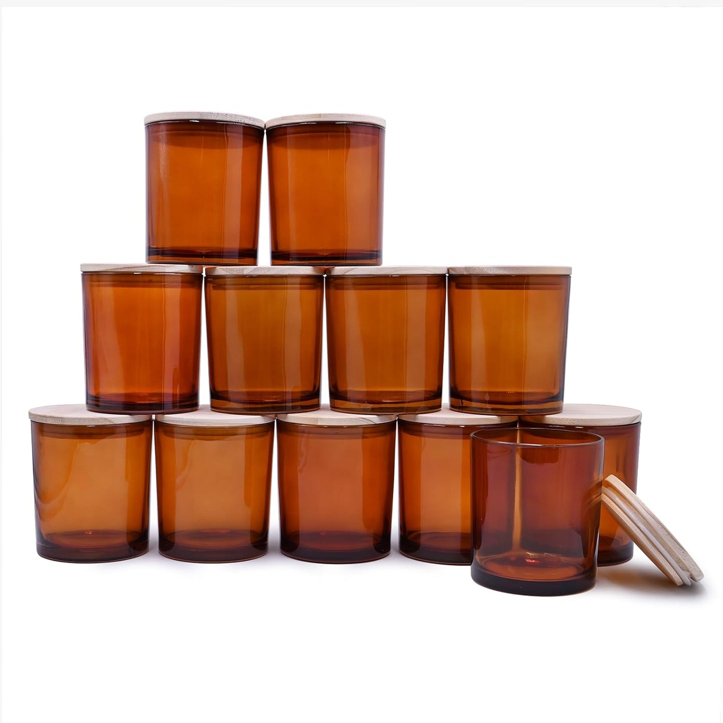 Pack of 20 - 7 OZ Thick Candle Jars for Making Candles