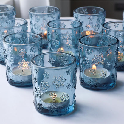 Pack of 24 - Votive Candle Holders for Valentines Day Gifts, Tealight Candle