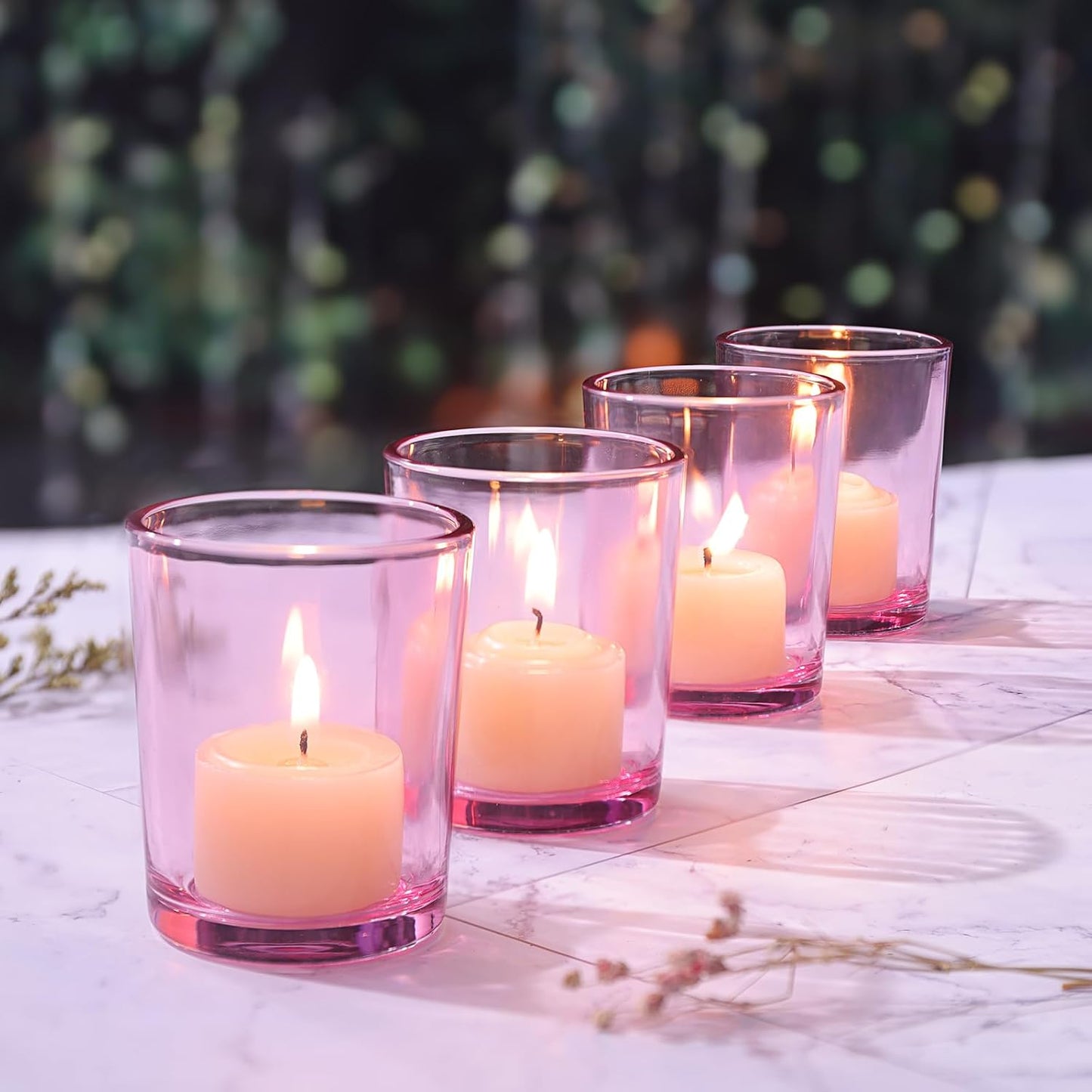 Pack of 36 - Votive Candle HoldersElegant Glass Tealight Candle Holder