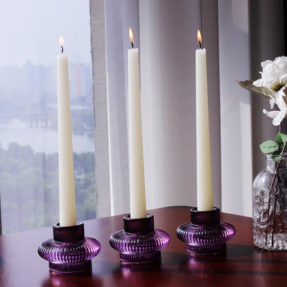 Pack of 6 - Versatile Candle Holders for Candlesticks or Tea Lights Candles