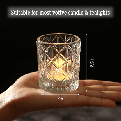 Pack of 36 -  Votive Candle Holders for Table Centerpieces