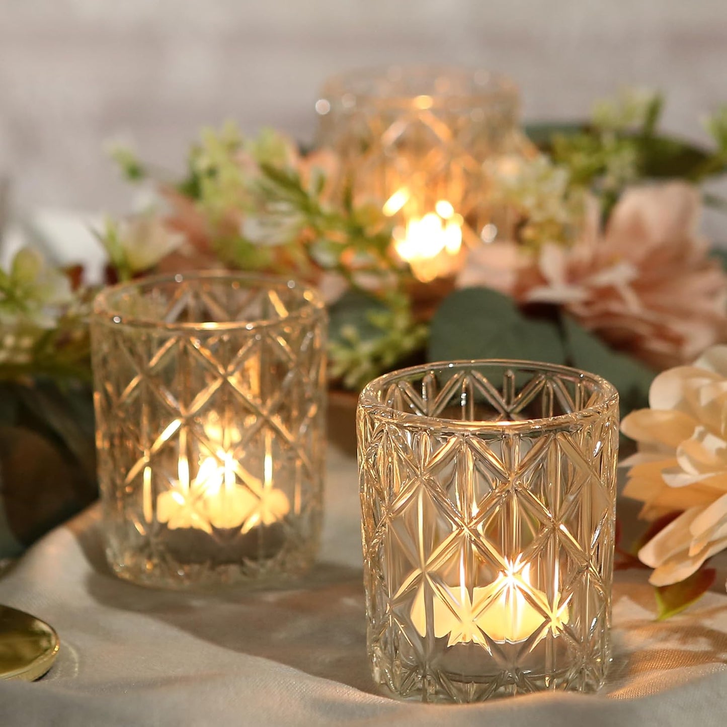 Pack of 36 -  Votive Candle Holders for Table Centerpieces