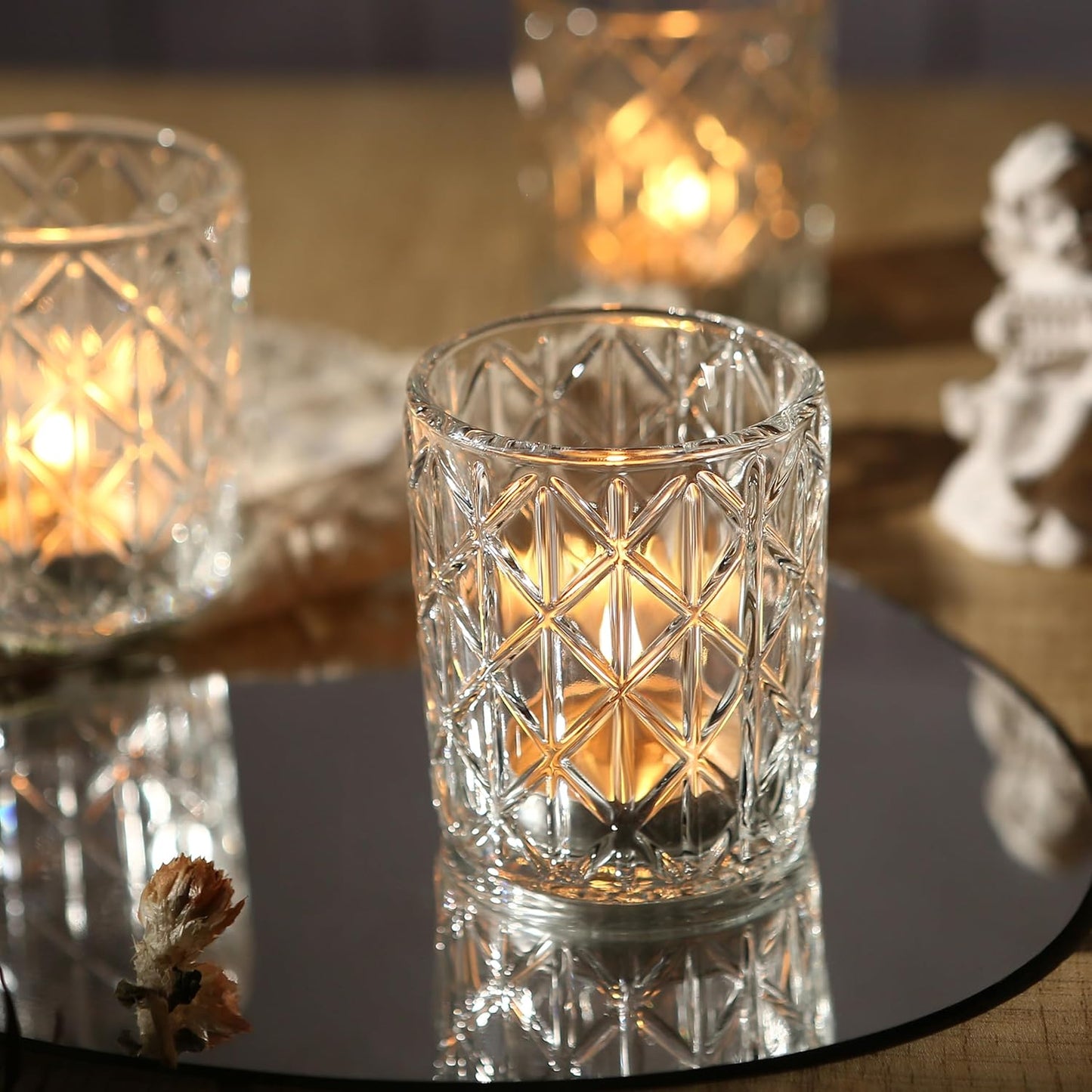 Pack of 36 -  Votive Candle Holders for Table Centerpieces