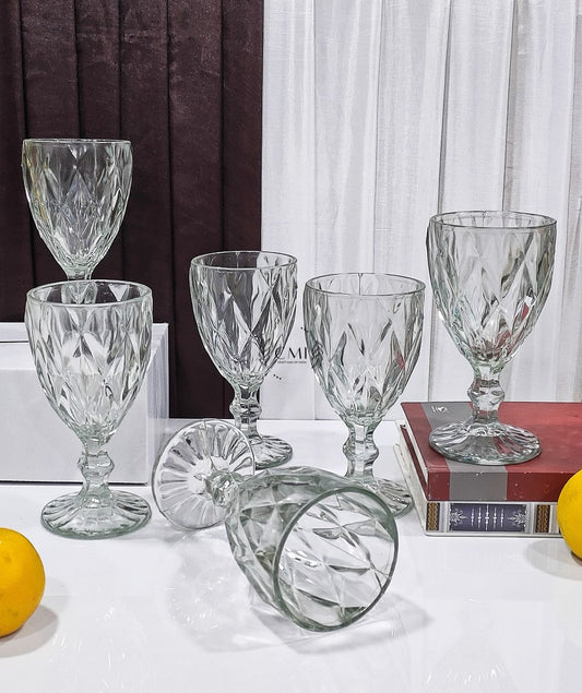 Red Wine Glass Plain Set