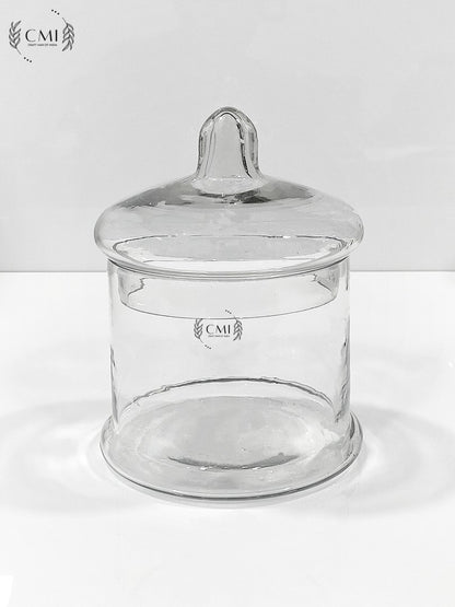 Glass Apothecary Jar With Lid