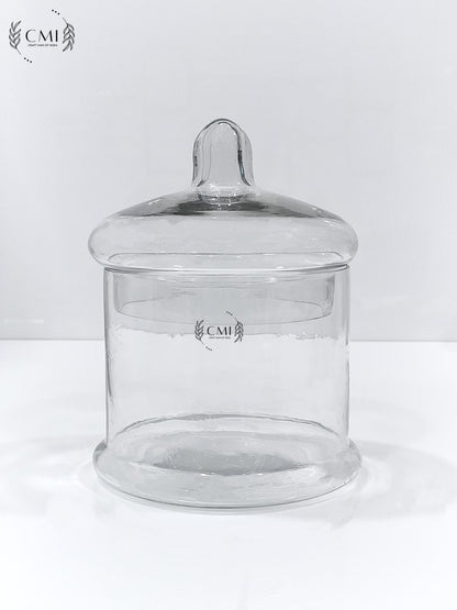 Glass Apothecary Jar With Lid