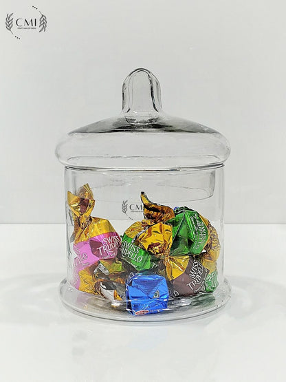 Glass Apothecary Jar With Lid