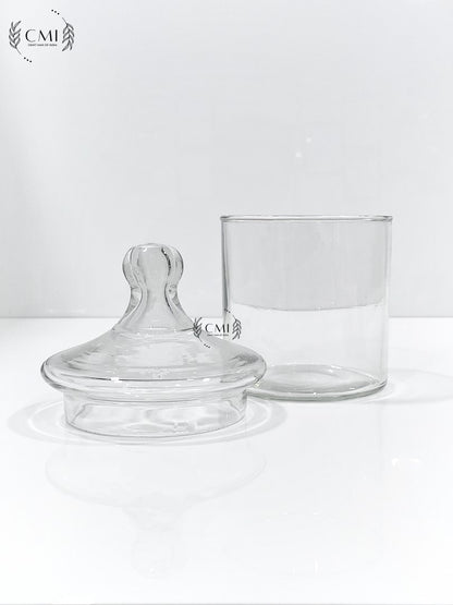 Glass Apothecary Jar With Lid