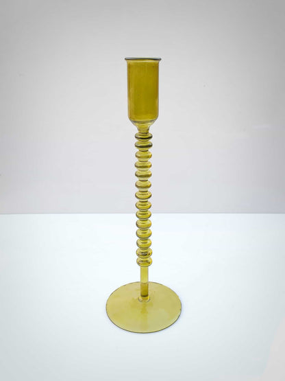 Borosilicate Pillar Candle Holder Transparent