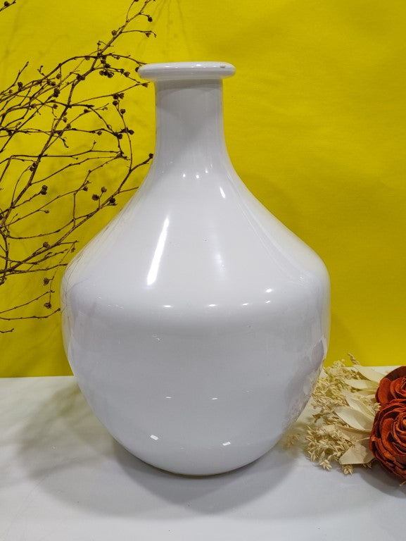 Bottel Glass Vase White