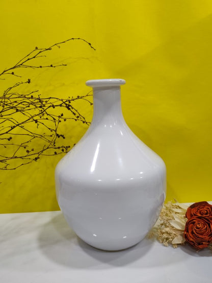 Bottel Glass Vase White