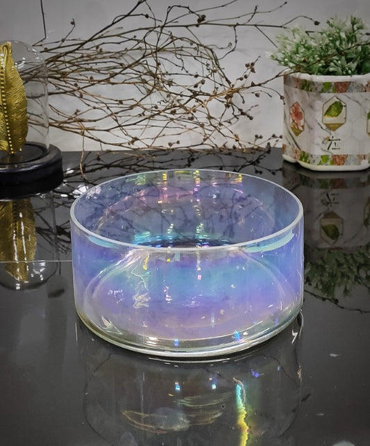 Plain Holographic Glass Bowl