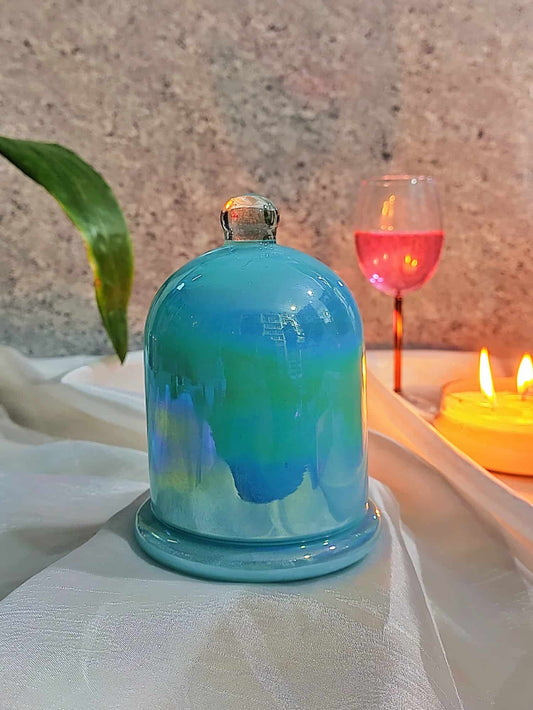 Holographic Jars  Cloche Candle Holder