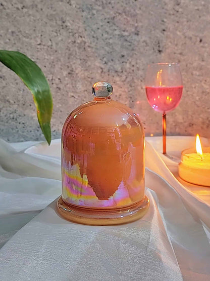 Holographic Jars  Cloche Candle Holder