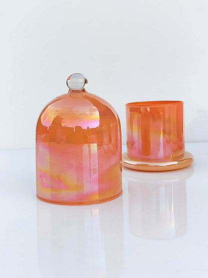 Holographic Jars  Cloche Candle Holder