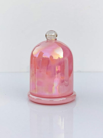 Holographic Jars  Cloche Candle Holder