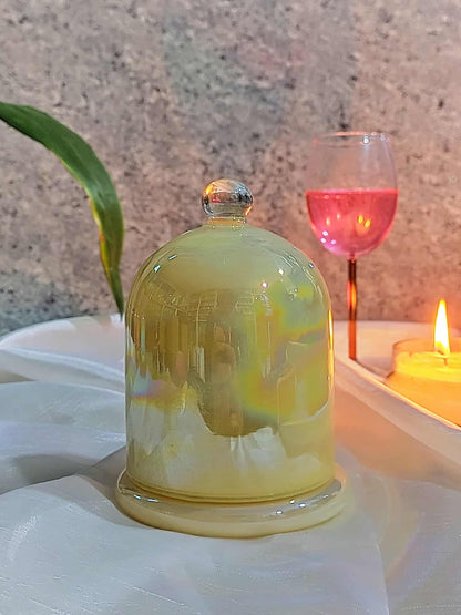 Holographic Jars  Cloche Candle Holder