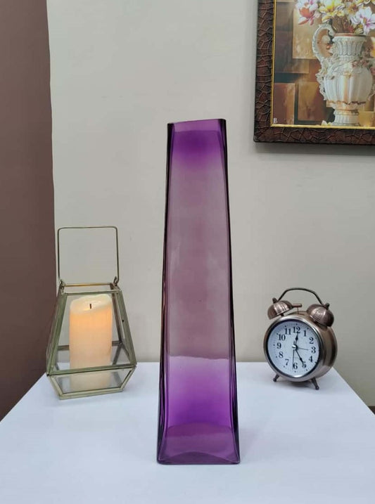 Tapper Glass Vase Big Purple