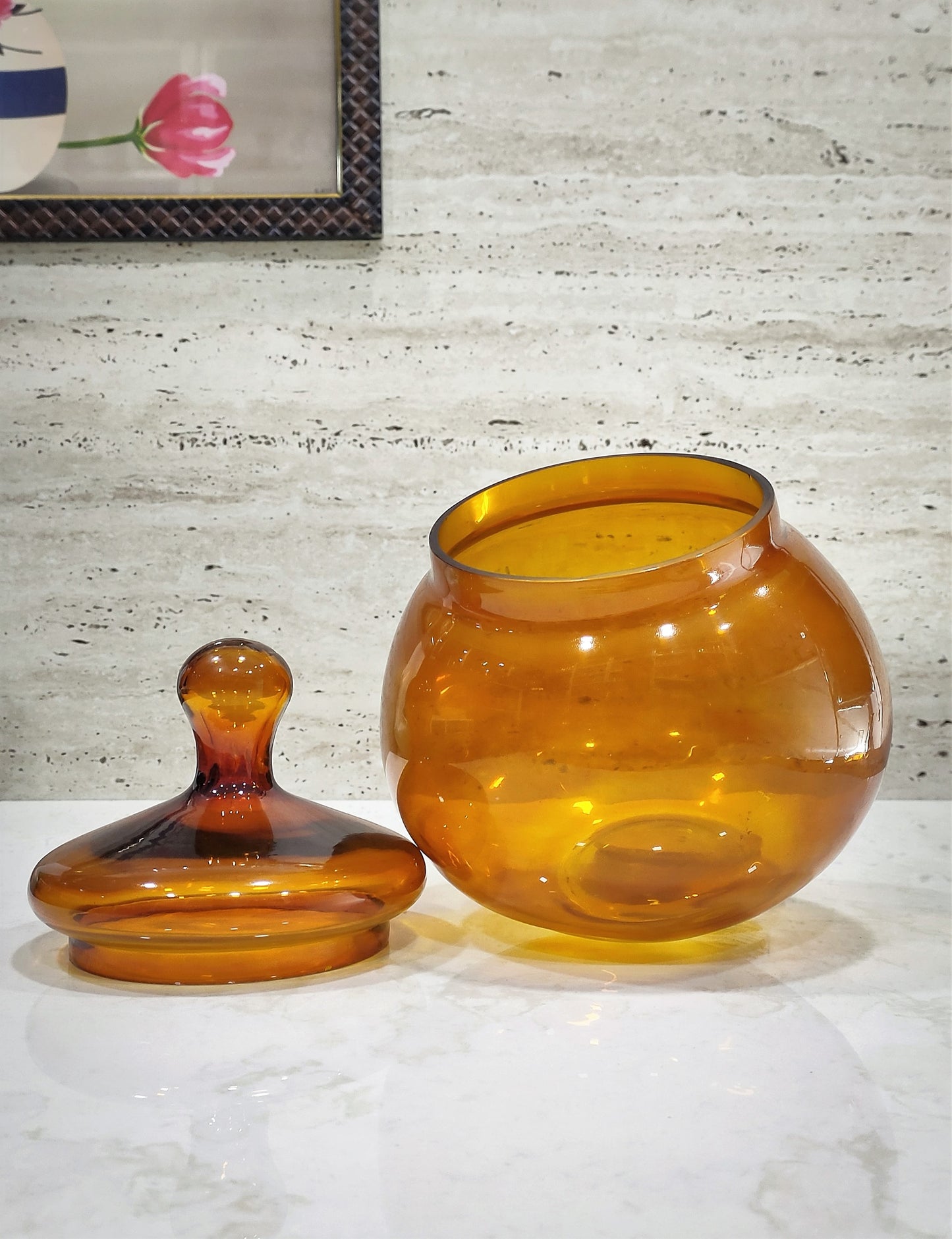 Glass Dome Jar