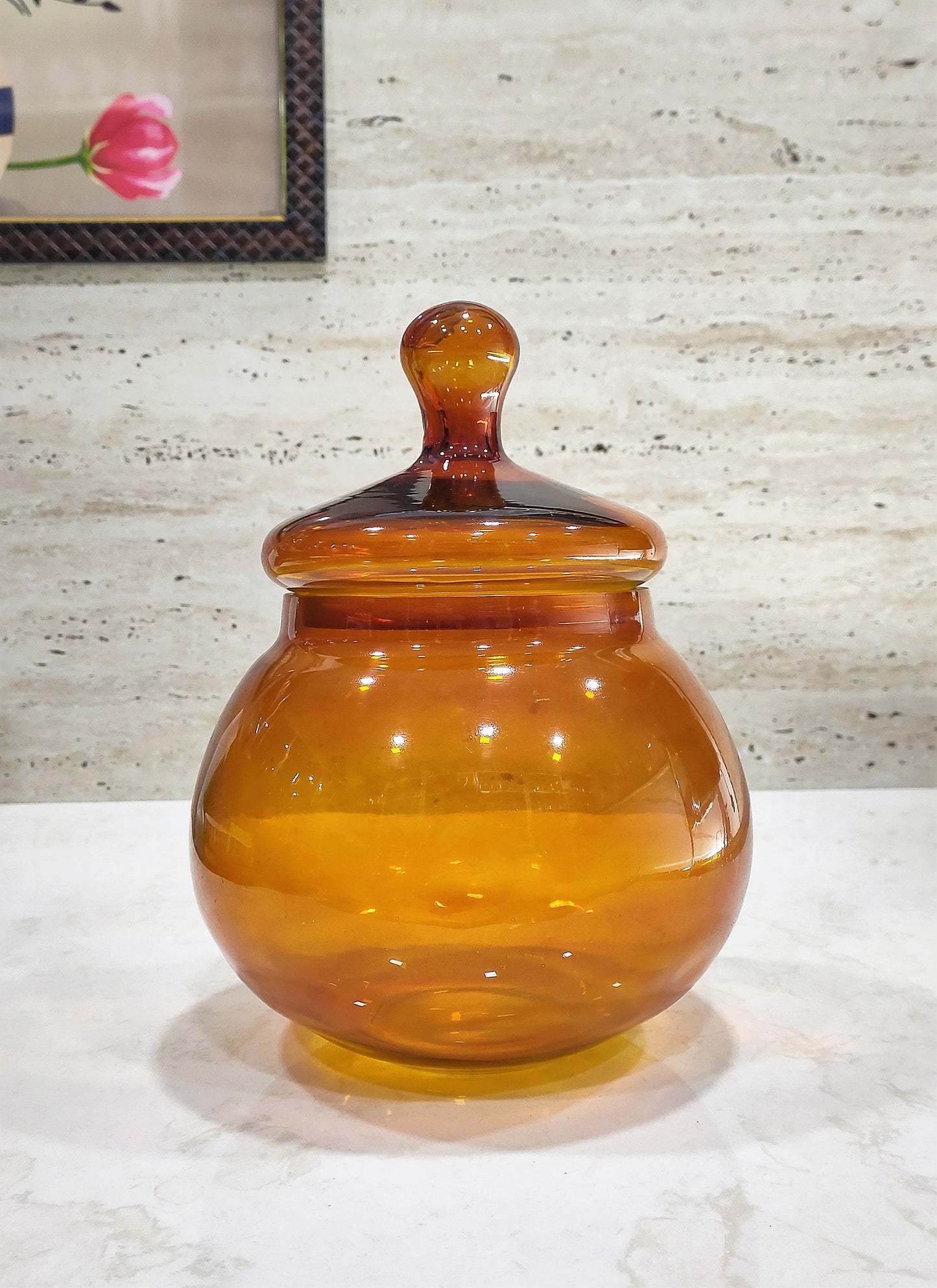 Glass Dome Jar