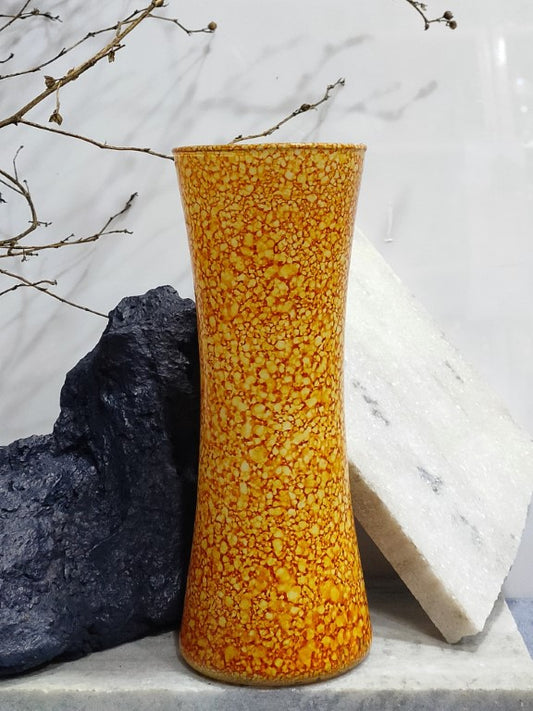 Marble Glass Tapper Vase